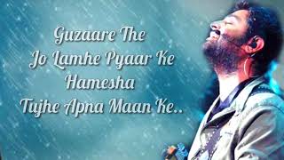 Kabhi jo baadal barse Lyrics Arijit Singh quotJackpotquot [upl. by Anivid972]