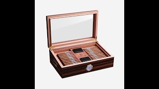 Hộp bảo quản cigar gỗ tuyết tùng dung tích lớn CGL6121 [upl. by Elamaj]