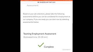 My answers to the Walmart Teaming Employment Assesment test [upl. by Ninahs]