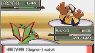 Lets Play Pokemon Bloody Platin Part 25  Kampf gegen KampfArenaleiterin Hilda [upl. by Asiek]