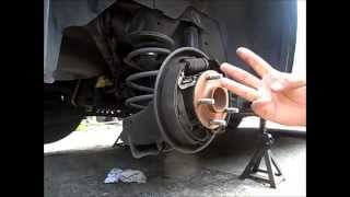 DIY 20062011 HHR REAR BRAKE SHOES [upl. by Porcia]