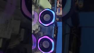 Portronics in tune 4 desktop speaker with RGB light 12W youtubeshortsportronicsreelsgamingviral [upl. by Adai]