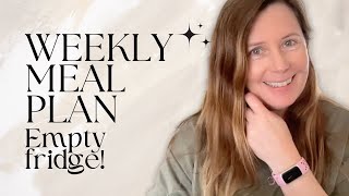 My Easy Weekly Meal Plan  Meal Plan With Me [upl. by Ethelred]