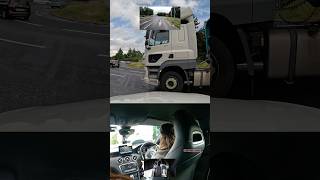 ARGH can’t wait here 😬😖 driving test fail ohno truck lorry london [upl. by Yrreg263]