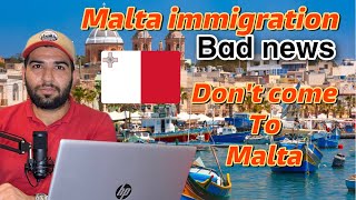 Don’t come to Malta 🇲🇹  Malta immigration  Malta TRC update [upl. by Metzger161]