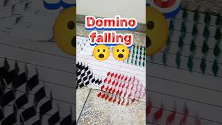 😮😮Domino card falling shortsytshortsdominoeffectdominoesfalling [upl. by Karena239]