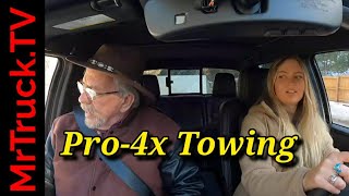 Nissan 2023 Frontier PRO4X offroad midsize truck trailering in Poudre Canyon switch backs review [upl. by Eloise593]