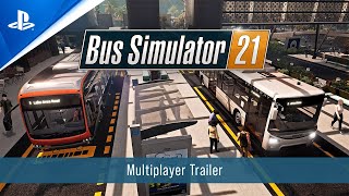 Bus Simulator 21  Multiplayer Trailer  PS4 [upl. by Isle]