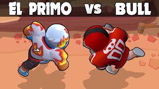 EL PRIMO vs BULL ⭐ Brawl Stars [upl. by Noemis]