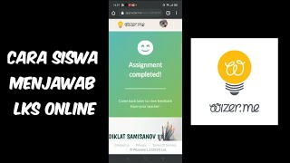 cara siswa menjawab LKS Wizerme di ponsel [upl. by Thessa]