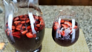 Como Hacer Sangria Con Frutas [upl. by Kearney]