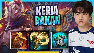 LEARN HOW TO PLAY RAKAN SUPPORT LIKE A PRO  T1 Keria Plays Rakan Support vs Rell Season 2023 [upl. by Ylirama141]