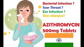 Azithromycin Tablet 500 mg Review in Hindi  Azithromycin Tablet [upl. by Candra]