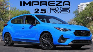 Unexpected Hot Hatch 2024 Subaru Impreza RS Hatchback Review [upl. by Ahserak]