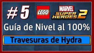 LEGO Marvel Super Heroes 2  Guía Rápida de Niveles al 100  Nivel 5  Travesuras de Hydra [upl. by Cyprio]