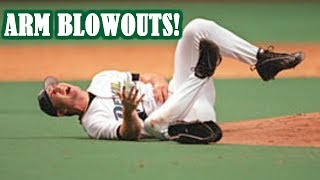 MLB  ARM BLOWOUTS TERRIBLE ARM INJURIES  1080p HD [upl. by Karr457]