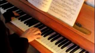 Grade 8 Piano ABRSM A2 Fugue in A Bach 20132014 [upl. by Erot]