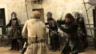 Ned Stark vs Jaime Lannister  Game of Thrones 1x05 HD [upl. by Nnairrek]