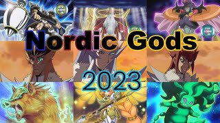 The Nordic Gods Rise Animethemed AesirNordicTeam Ragnarok deck 2023 with anime clips [upl. by Reinar]