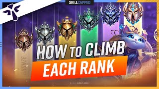 How to CLIMB EACH RANK amp ESCAPE YOUR ELO as Support [upl. by Enneiviv503]