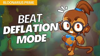 How to Beat Deflation Mode Easy on Bloonarius Prime  BTD6 Strategy [upl. by Eivad388]