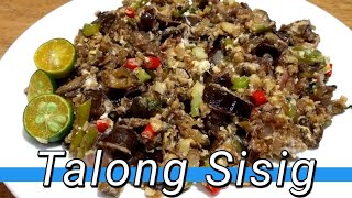 SISIG TALONG TALONG SISIG RECIPE [upl. by Leticia]