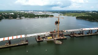 Helsinki The Construction of The Kruunusillat Bridge And Korkeasaari Zoo July 2024 [upl. by Felise]