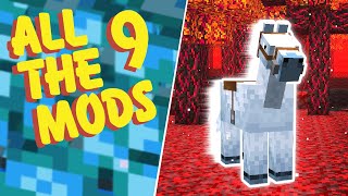 All The Mods 9 Modded Minecraft EP19 The Other Dim Travel and Unobtainium Template [upl. by Yhtnomit366]