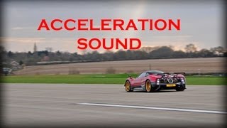 Pagani Zonda F runway acceleration sound [upl. by Yeo]