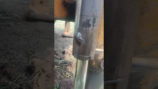 Stabilizer ka cylinder leakage hone ke bad jcbexcavation constructionequipment jcb [upl. by Jamila]