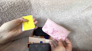 Louis Vuitton Unboxing  Gradient Key Pouch  By The Pool 2023 [upl. by Darnall]