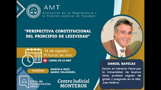 Dr Daniel Rafecas Perspectiva constitucional del principio de lesividad [upl. by Acire624]