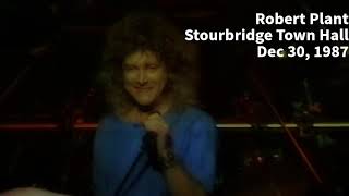 ROBERT PLANT Stourbridge Town Hall Dec 30 1987 [upl. by Libyc]