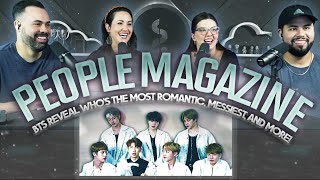 BTS quotPeople Magazine Interviewquot Reaction Another chaotic and hilarious interview 😂 Couples React [upl. by Akili658]