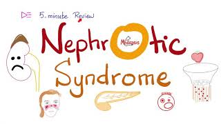 Nephrotic Syndrome  Five 🖐 Minute Review [upl. by Aitra486]