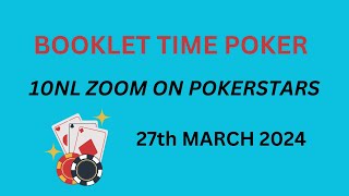 Micro Stakes Poker  10NL Zoom 27th March 2024  Is it always this nitty [upl. by Profant]