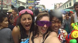 Songkran 2015 Bangkok Thailand [upl. by Macomber53]