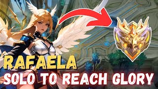 RAFAELA SOLOQ TO REACH MYTHICAL GLORY  RAFAELA GAMEPLAY 2024  MOBILE LEGENDS [upl. by Annabel]