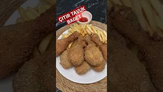 Çıtır tavuk BagetÇıtır Tavuk nasıl yapılır çıtıratıştırmalıklar tavukyemekleri kfc kfcchicken [upl. by Winston]