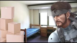 ASMR Solid Snake Helps Move You into Your Dorm Room and Talks About Boxes [upl. by Masha]