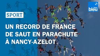 Un record de France de saut en parachute à laérodrome de NancyAzelot [upl. by Eelidnarb]