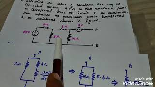 Maximum Power Transfer Theorem problem1 in Tamil [upl. by Htebasile]