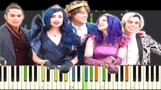 IMPOSSIBLE REMIX  Break This Down  Descendants 3  Piano Cover [upl. by Tallie550]