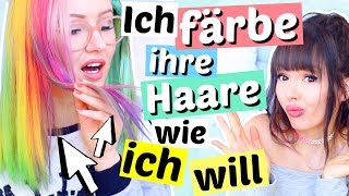 Ich färbe die Haare meiner BFF wie ICH WILL 😱  ViktoriaSarina [upl. by Llemart]