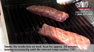 Grilled Pork Tenderloin on a Cookshack Charbroiler [upl. by Alokin]