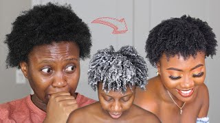 I tried a Wash N Go on my thin Short 4c Natural Hair [upl. by Eibrad260]