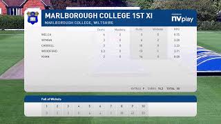 Marlborough College XI v Reading Blue Coat School  20 overs from 1445hrs [upl. by Litton]