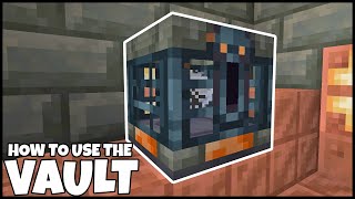 How To Use The VAULT In MINECRAFT [upl. by Cirdla]