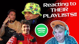 I RANKED FORMULA 1 DRIVERS MUSIC TASTE FT Lando Norris Lewis Hamilton amp Charles LeClerc f1 [upl. by Enilatan64]