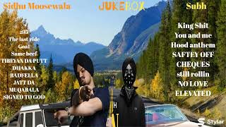 Sidhu Moose Wala X Shubh MashupTop Hit Punjabi Audio Jukebox Songs [upl. by Ethyl]